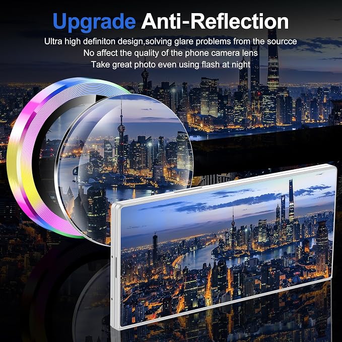 for Samsung Galaxy Z Fold 7 Camera Lens Protector, Individual Metal Ring - Image 4