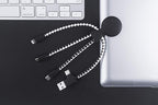 Mr Bio 4 in 1 Multi USB Cable Octopus Design Black - Image 5