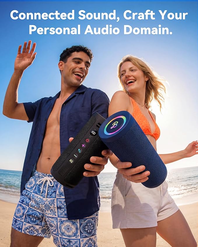 BassBloom Roar 3 Portable Bluetooth Speaker, 20W Powerful Sound - Image 5