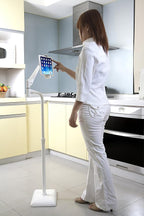 IDEE Tablet Floor Stand with 10lb Heavy Duty Base, 360 Degree Adjustable Tall - Image 7