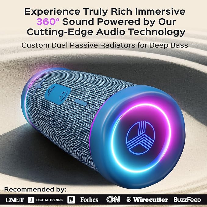 TREBLAB HD77 - Portable Bluetooth Speaker - Powerful 360° Sound, 30W Audio - Image 2
