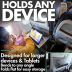 Airplane Tablet Holder, Extra Large 12x7” Flexible Cell Phone and Tablet Holder - Image 4