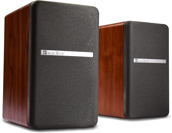 SINGING WOOD BT25 Bluetooth Active Bookshelf Speakers for - Image 3