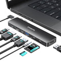 USB C Hub Adapter for MacBook Pro Air 2025-2016 Docking Station for MacBook M4 by ZMUIPNG