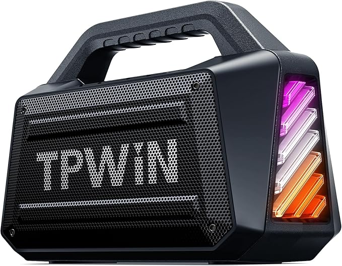 Portable Bluetooth Speaker - 80W Peak Loud Speakers by TPWIN