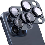 2 Pack Camera Lens Protector for iPhone 15 Pro/iPhone 15 Pro Max, AR Tempered by SHANG+PIN+JIA