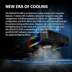 GAMDIAS AEOLUS P2-1203 120mm ARGB PWM Fan, Include Reverse Fan Blade x3 & - Image 2