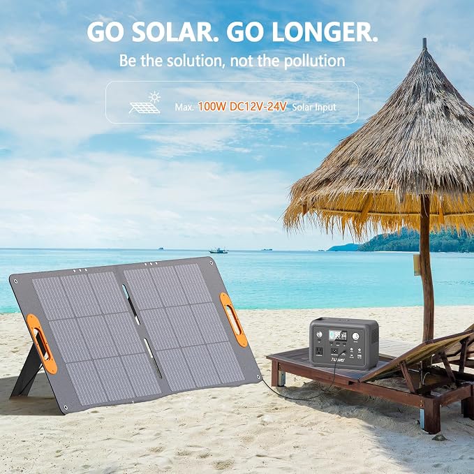 ALLWEI 300W/256Wh LiFePO4 Solar Generator - Image 7
