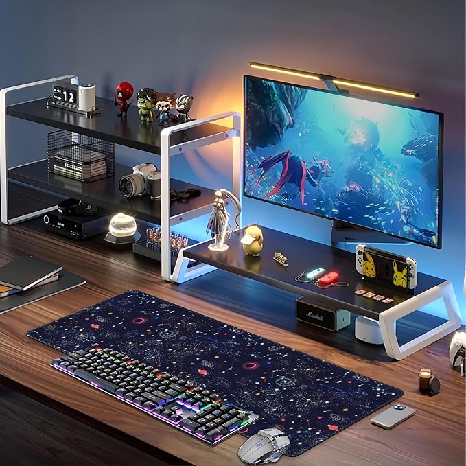 Space Galaxy Constellation Desk Mat, Large Milky Way Galaxy Space Gaming - Image 6