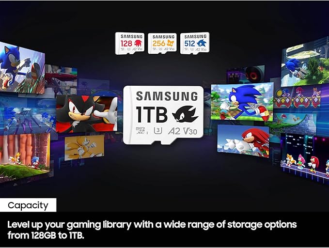 Samsung PRO Plus Sonic The Hedgehog + Adapter, 128GB microSDXC, Up-to 180MB/s - Image 4