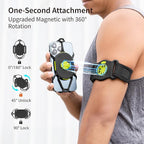 BONE Run Tie Connect Kit 2 Magnetic, Magnetic Running Phone Holder, Detachable - Image 3