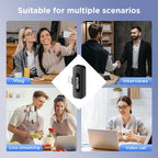 BOYA BY-V30 Wireless Lavalier Microphone, USB Type-C Mini Laple Mics - Image 8