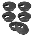 2" Black Desk Grommet, JTemgle Plastic Cable Hole Cover Computer Table Cord by JTemgle