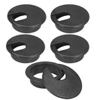 2" Black Desk Grommet, JTemgle Plastic Cable Hole Cover Computer Table Cord by JTemgle