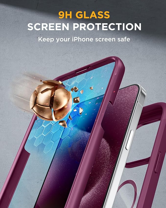Miracase Magnetic for iPhone 12 Pro Max Case Full-Body Phone case - Image 3