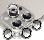 AGVEE 3+3 6 Pack for iPhone 16 Pro 6.3" / 16 Pro Max 6.9" Camera Lens Cover by AGVEE