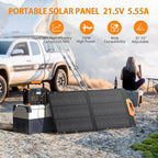 Solar Generator 2200W GRECELL Portable Power Station 1126Wh - Image 8