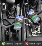 iPhone Charger Cable 6FT for Car, Coiled Lightning Cable 2 Pack 6 Feet - Image 5