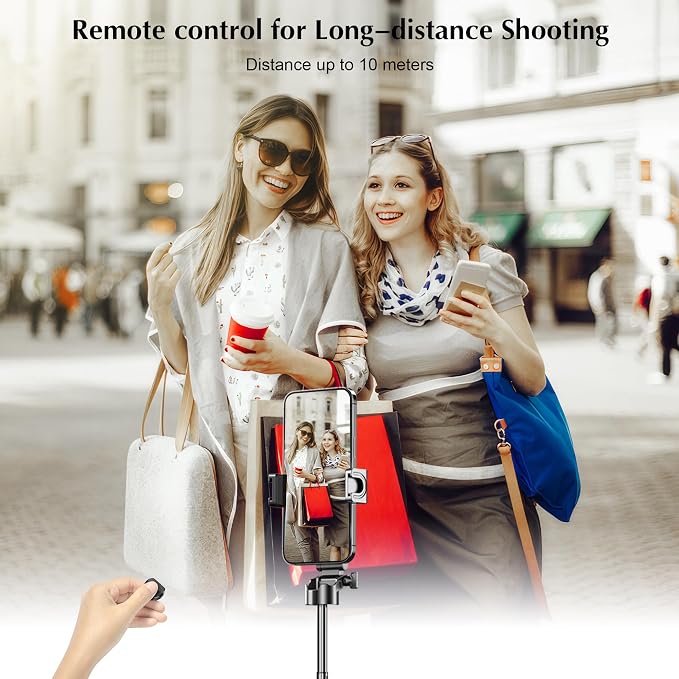 Mini Selfie Stick Tripod, Extendable Grip Phone Tripod - Image 8