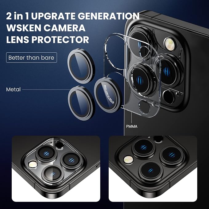 for iPhone 14 Pro/iPhone 14 Pro Max Camera Lens Protector, Full Protective - Image 3
