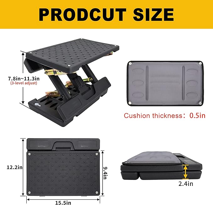 Adjustable Foot Rest Under Desk, Ergonomic Foot Stool - Image 3