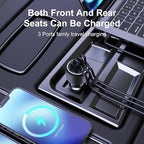 205W USB C Car Charger, 3-Ports PD3.1/PPS/QC3.0 Fast Charging Type C Cigarette - Image 6