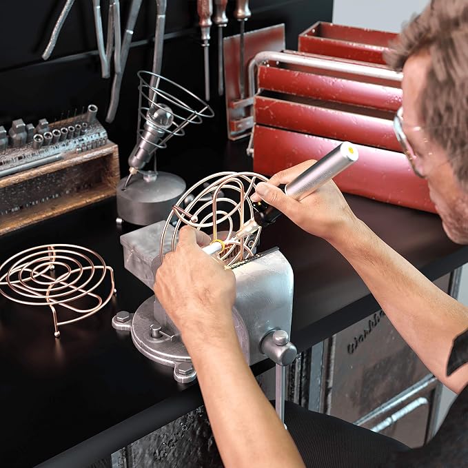LEXIVON Butane Soldering Iron Multi-Purpose Kit | Cordless Self-Igniting - Image 9