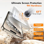 UNBREAKcable Screen Protector for iPhone 15 Pro, Shatterproof Tempered Glass - Image 4