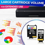 5-Pack Compatible Ink Cartridges – Includes 3 Black and 2 Tri-Color | - Image 5