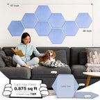 Mollywell Hexagon Acoustic Panels, High Density, Soundproofing, Decorative - Image 4