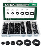 110 Pcs Rubber Grommets for Wiring by EASYEAH