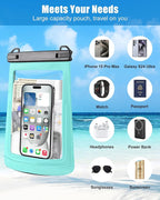 2L Waterproof Phone Pouch for iPhone 16 15 14 11 Pro Max & Galaxy S24 S21 - Image 2