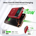 Magnetic Portable Charger for iPhone, 3-in-1 10800mAh Qi2 15W Wireless Power - Image 3