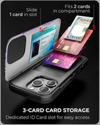 TORU CX Slim for iPhone 16 Pro Case Wallet | Protective Shockproof Heavy Duty - Image 3