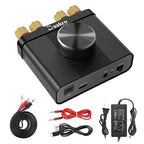 AK30 Mini Bluetooth Amplifier for Passive Speakers, 50W+50W 2.0CH Audio by Daakro