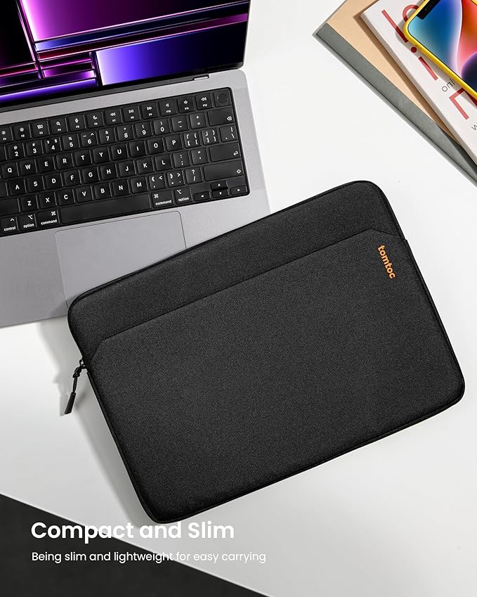tomtoc Slim Laptop Sleeve for 15-inch 2025 New MacBook Air M4/A3241, 15 Inch - Image 8