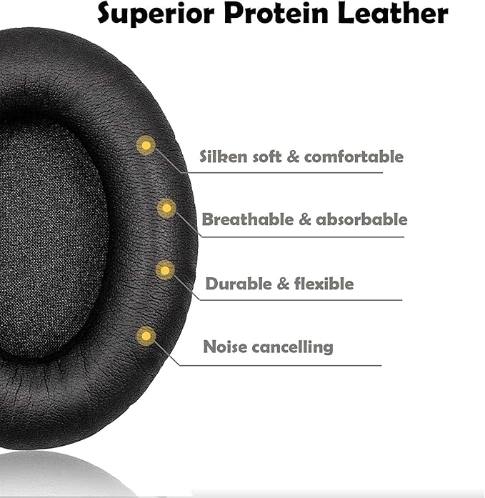 Replacement Earpads Compatible for Bose QuietComfort QC2, QuietComfort 15 QC15 - Image 3