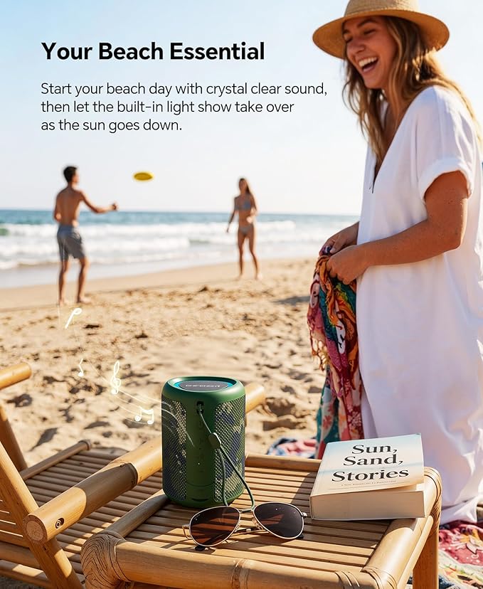 Portable Bluetooth Speaker Beach Essentials: Powerful Crystal Clear - Image 8