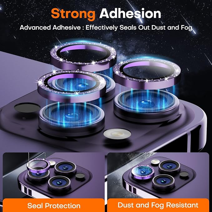 Camera Lens Protector for iPhone 16 Pro Max/16 Pro/15 Pro Max/15 Pro/14 Pro - Image 2