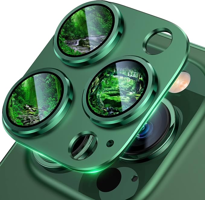 UniqueMe for iPhone 13 Pro/iPhone 13 Pro Max Camera Lens Protector, Metal Ring by UniqueMe