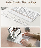 CHESONA Keyboard Case for iPad 11th/10th Generation, Detachable Wireless - Image 5