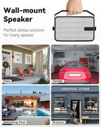 400W Outdoor Bluetooth Speakers, Wireless Sync Between Speakers, IPX5 Waterproof - Image 6