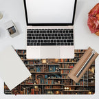 Desk Pad, Fantasy Shelves Desk Mat, Shelves Full of Books Large Gaming Mouse Pad - Image 7