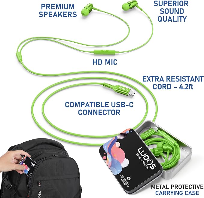 LUDOS OMNITONE USB C Headphones - Image 3