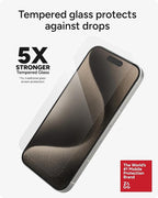 ZAGG InvisibleShield Glass Elite iPhone 15 Pro Screen Protector - Image 4