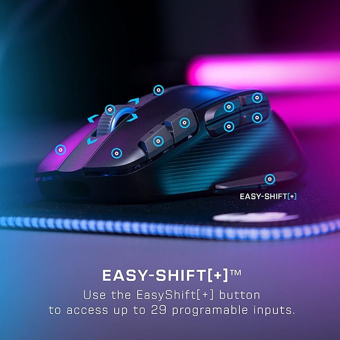 Turtle Beach Kone XP Air Wireless Customizable Ergonomic RGB Gaming Mouse - Image 2