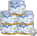 500 Pack MyEco CD-R CDR 52X 700MB 80Min Economy Branded Logo Top Write Once by Unknown