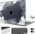 MEEgoodo for MacBook Air 13.3 inch Case 2021 2020 2019 2018 A2337 M1 A2179 A1932 by MEEgoodo