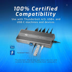OWC Thunderbolt Go Dock, 11 Ports, Built in Power Supply, 90W Charging - Image 4