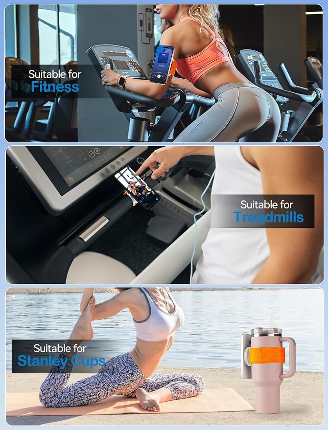 TOPGO Running Phone Holder for iPhone Magnetic Wrist Phone Holder, Magsafe - Image 9
